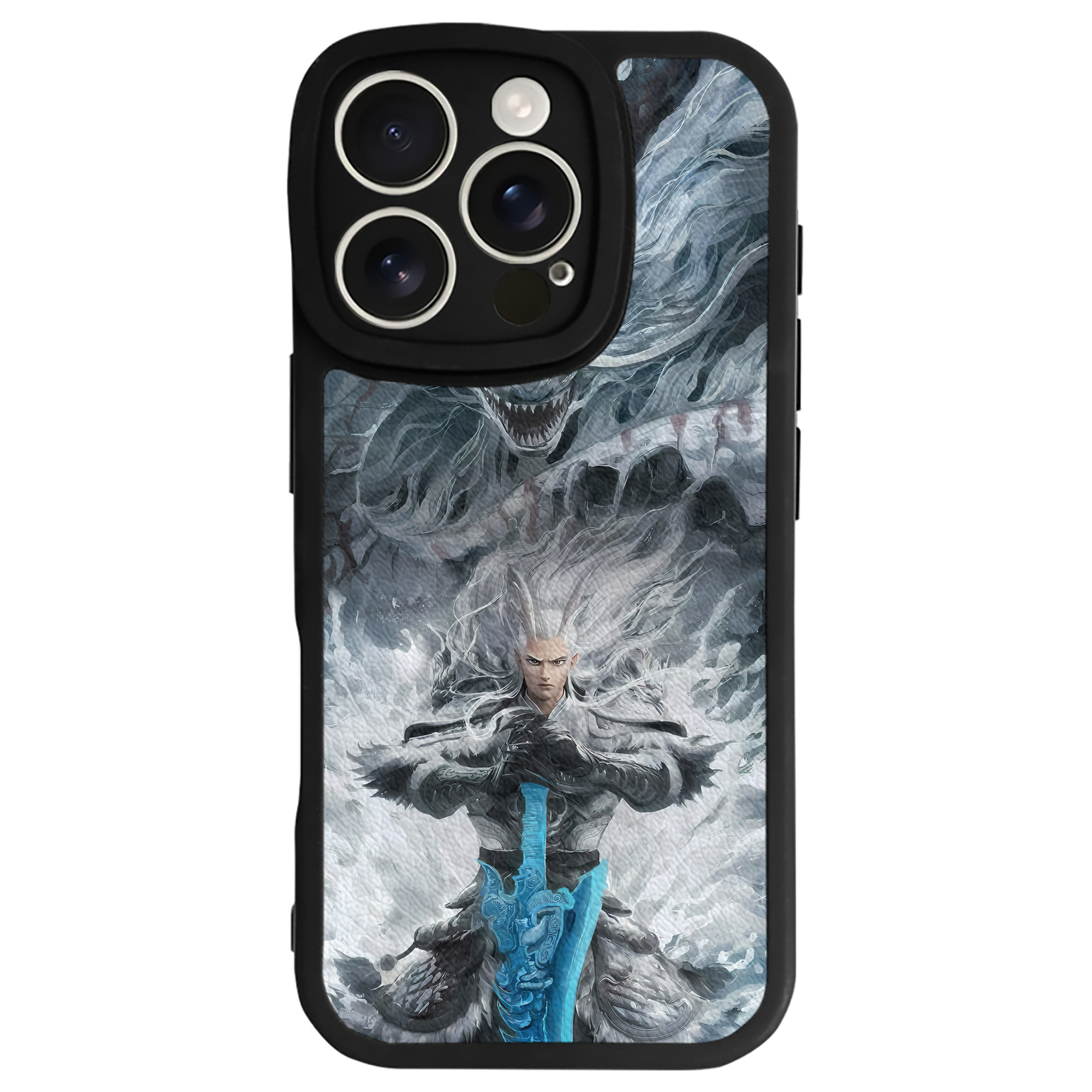 （画像用） Ne Zha 2 ナタ 魔童の大暴れ 【iPhone 16シリーズ対応】シリコンスマホケース（レザー調） 材質：シリコン